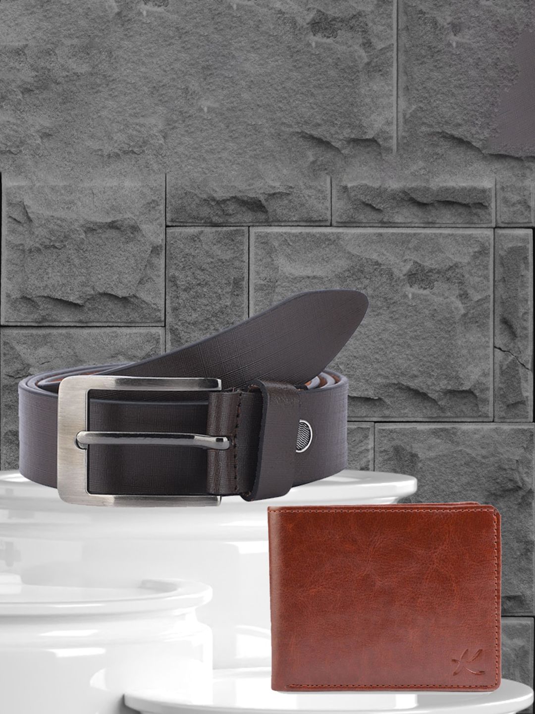 Kastner Men Set Of 2 Belt & Wallet Accessory Gift Set-picture-44
