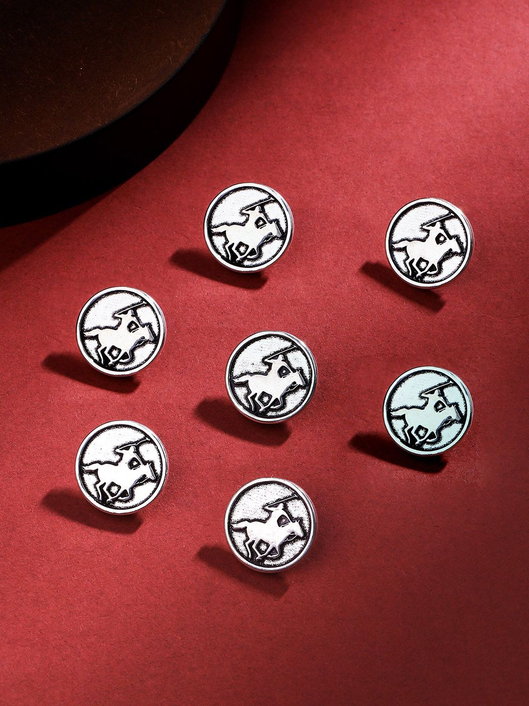 COSA NOSTRAA Set of 7 Warrior Buttons-picture-23