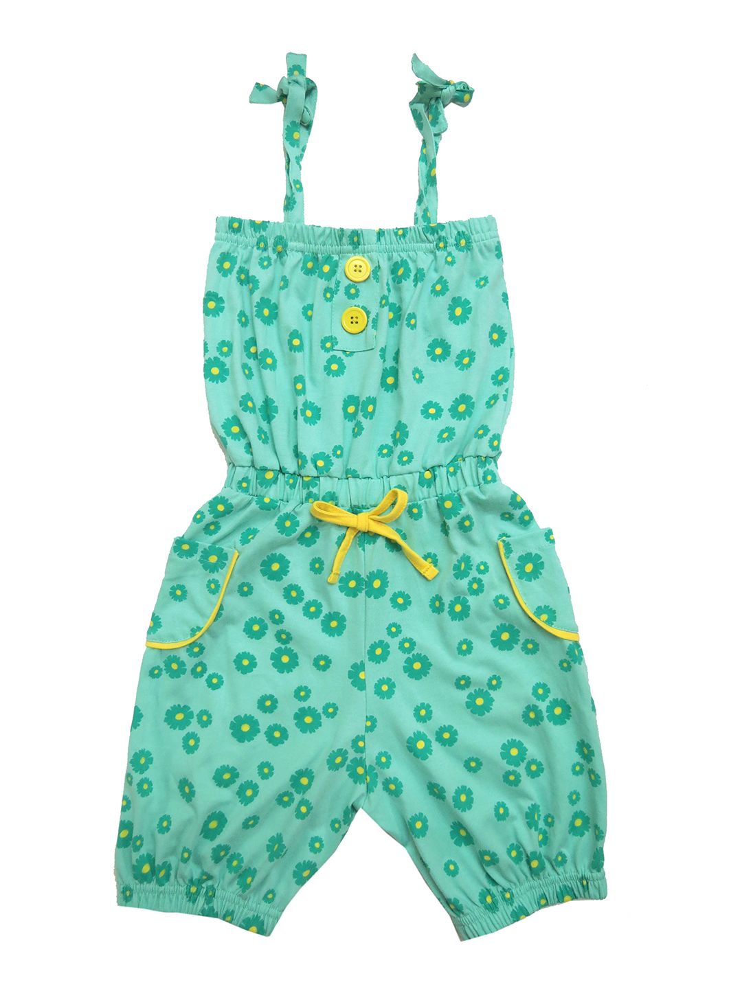 Clothe Funn Girls Printed Shoulder Straps Cotton Playsuit-picture-58