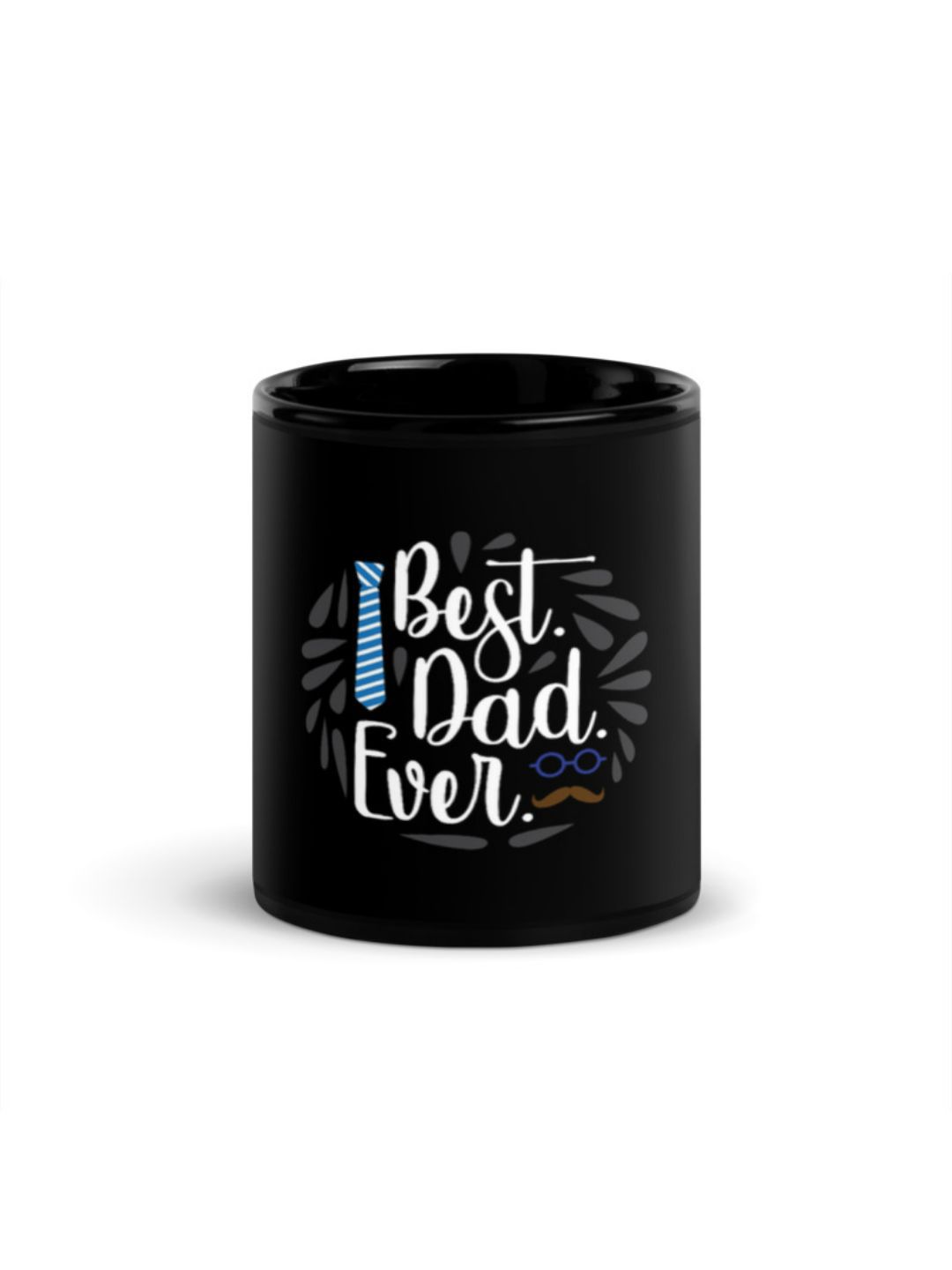 RISH Black & White Quotes Printed Ceramic Coffee Mug-325 ml-image-16