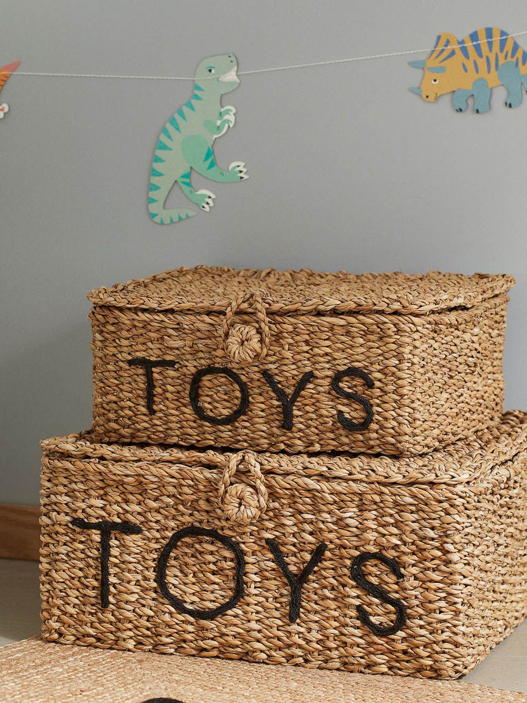 H&M Kids Beige Lidded Toy Box-picture-39