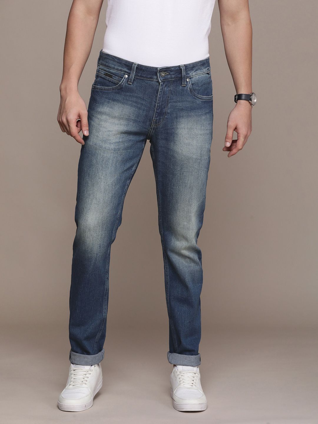 Nautica Men Slim Fit Light Fade Stretchable Jeans - Price History