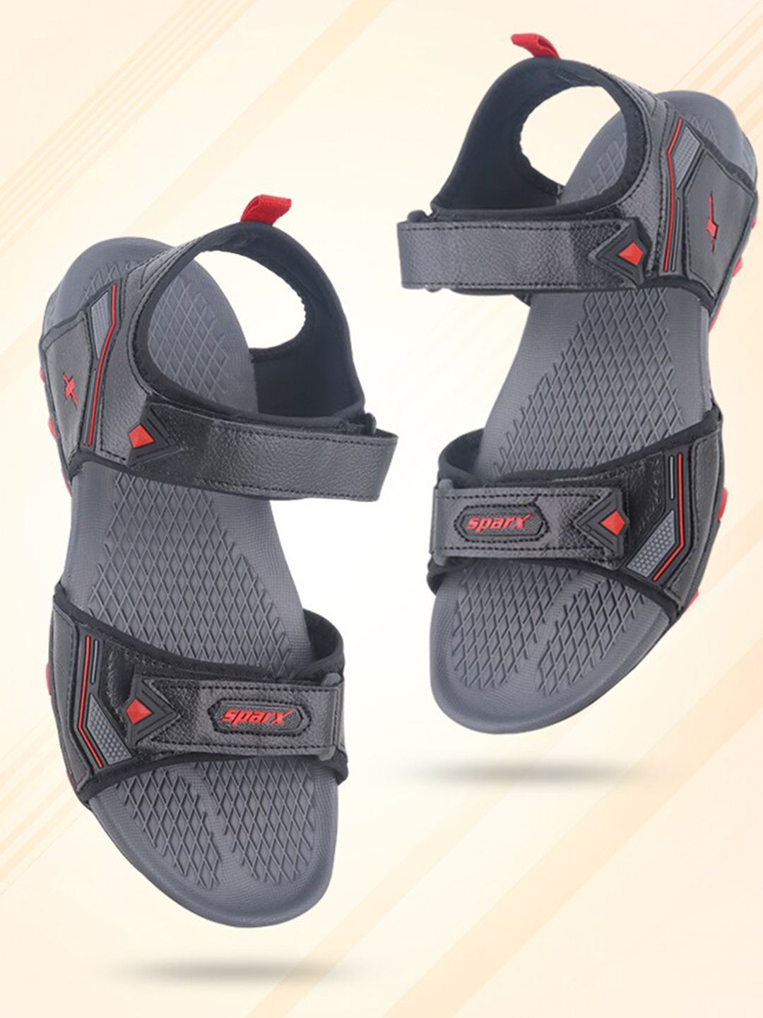 Sparx Men Textured Sports Sandals-picture-11