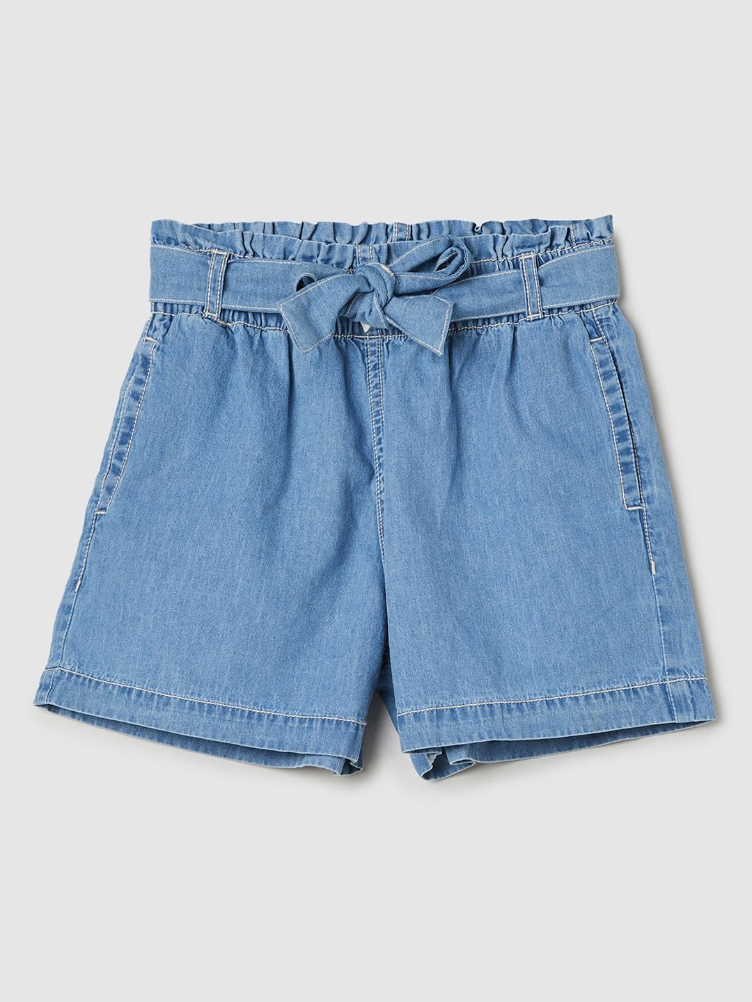 max Girls Blue Denim Shorts