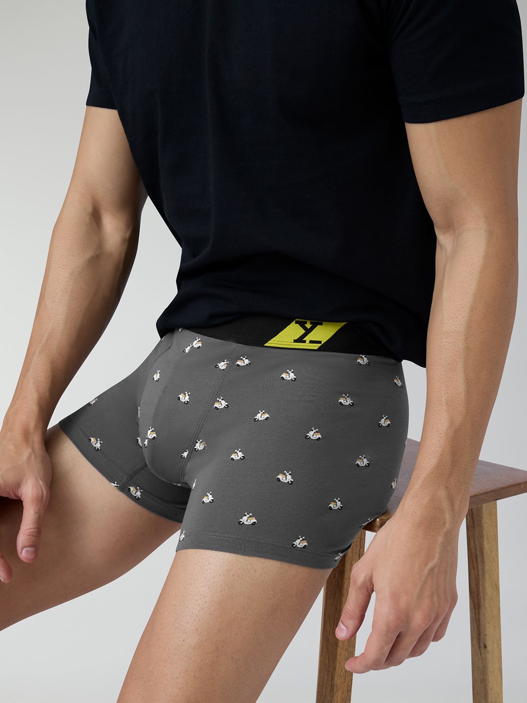 XYXX Men Printed Breathability 100% Combed Cotton Sprint Trunk XYTRNK196-picture-29