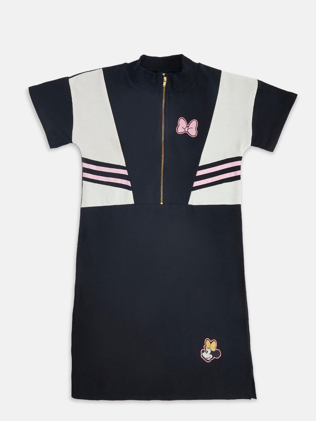 Pantaloons Junior Navy Blue A-Line Dress-picture-39