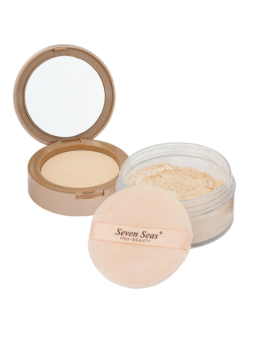 Seven Seas Weightless Stay Matte 2 In 1 Compact Powder & Loose Powder With Spf-15 - 43.4g-picture-19