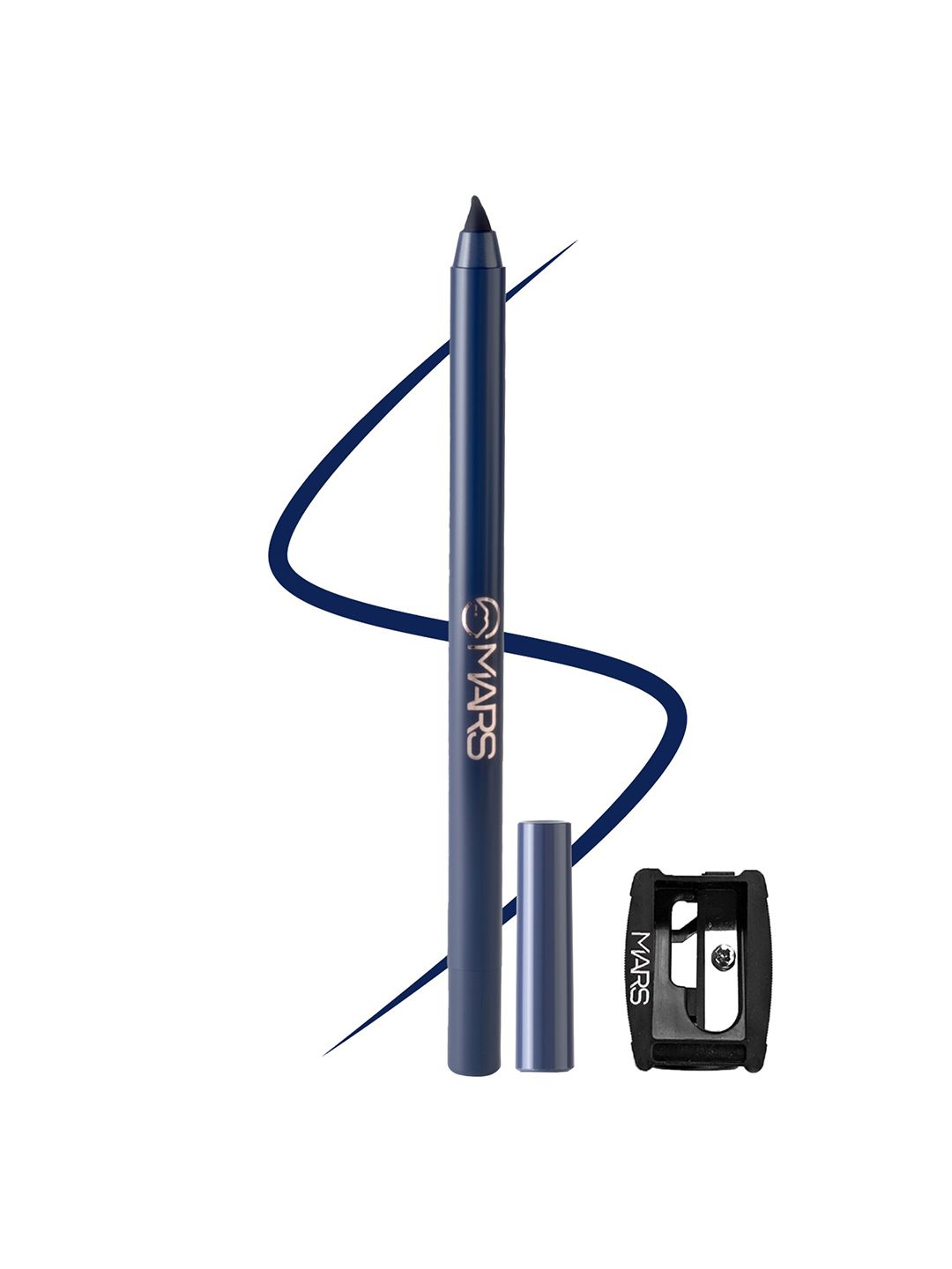MARS Smooth Glide Pencil Kajal With Sharpener 1.4g - Midnight Dreams 06-picture-49
