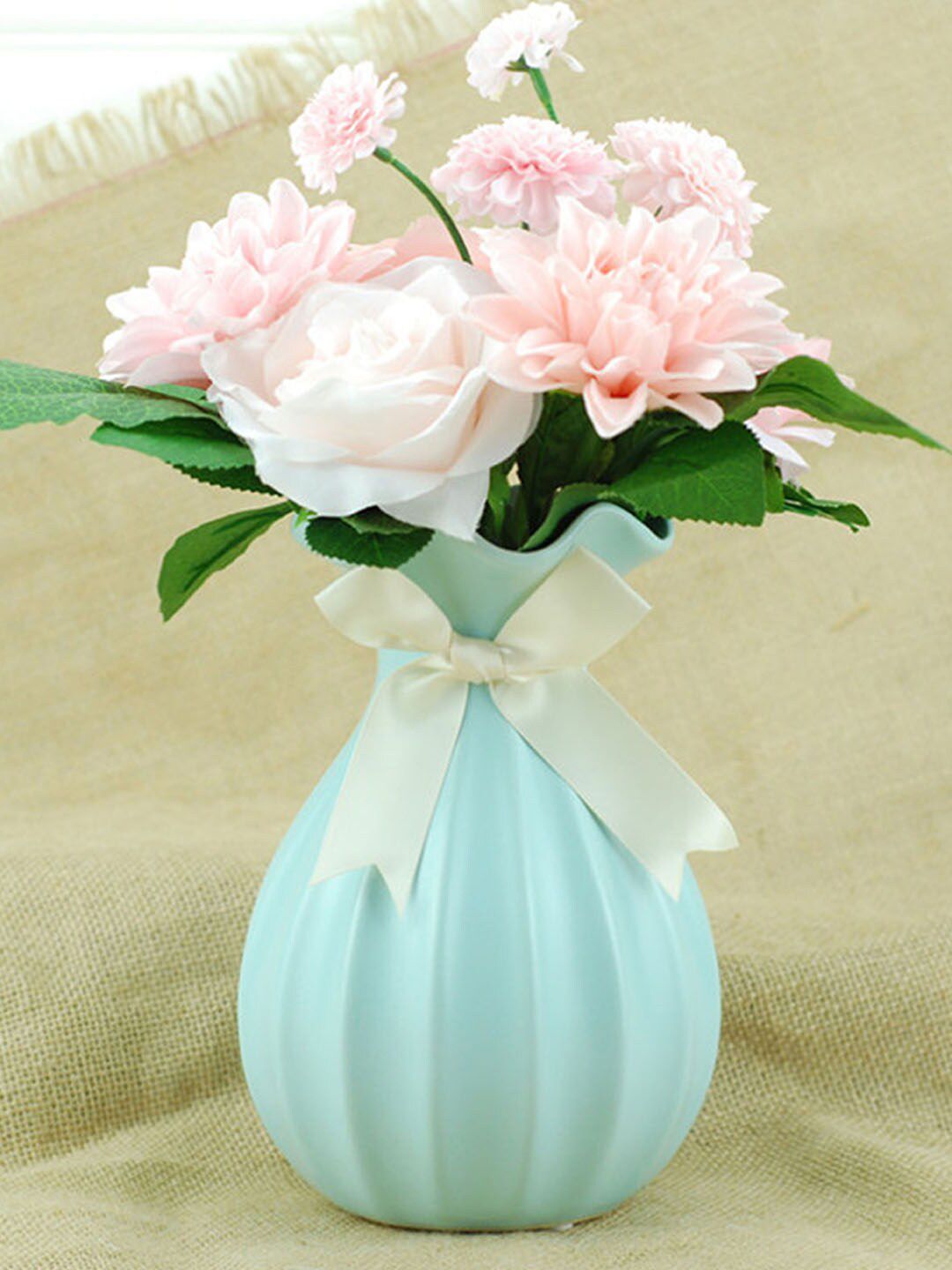 Art Street Blue Origami European Style Vase-image-1