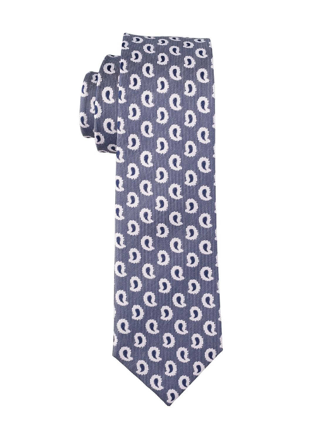 The Tie Hub Men Paisley Printed Pure Silk Broad Tie-picture-37