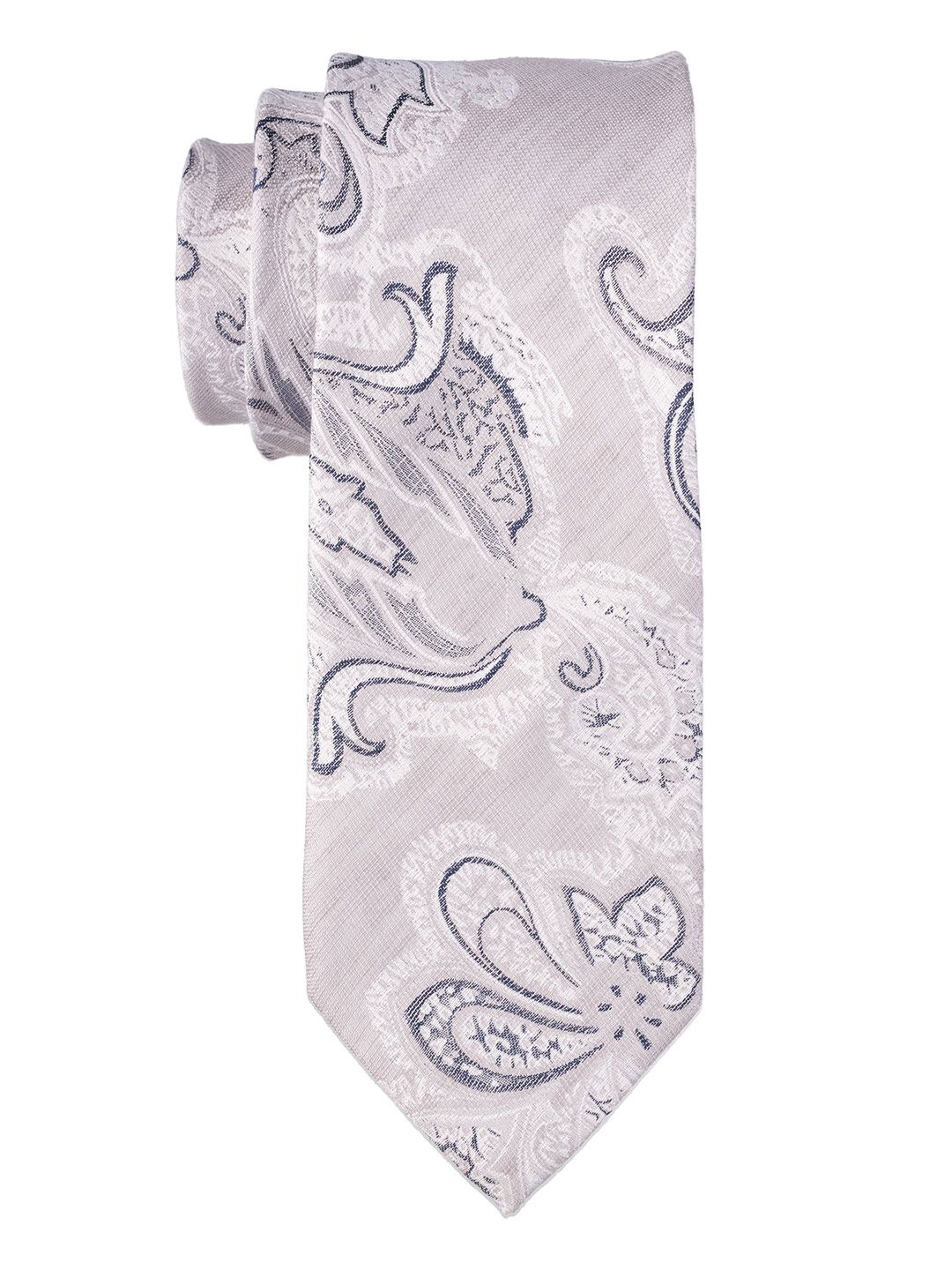 The Tie Hub Men Woven Design Silk Broad Tie-picture-50