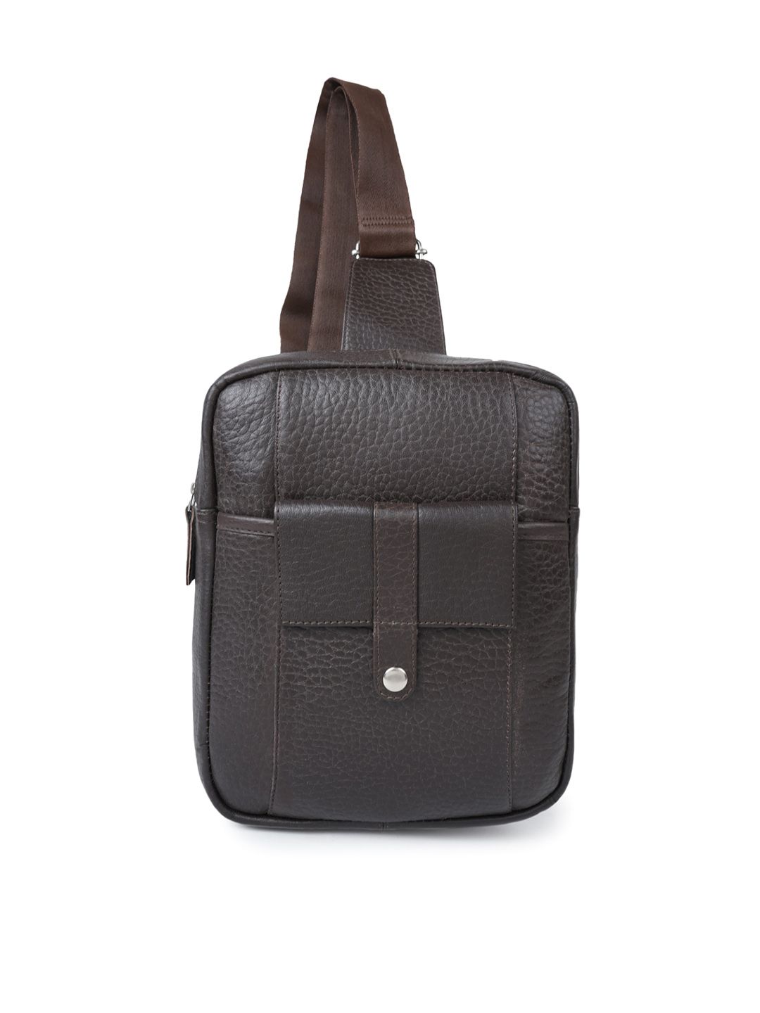 CIMONI Unisex Textured Leather Structured Crossbody Bag-picture-54