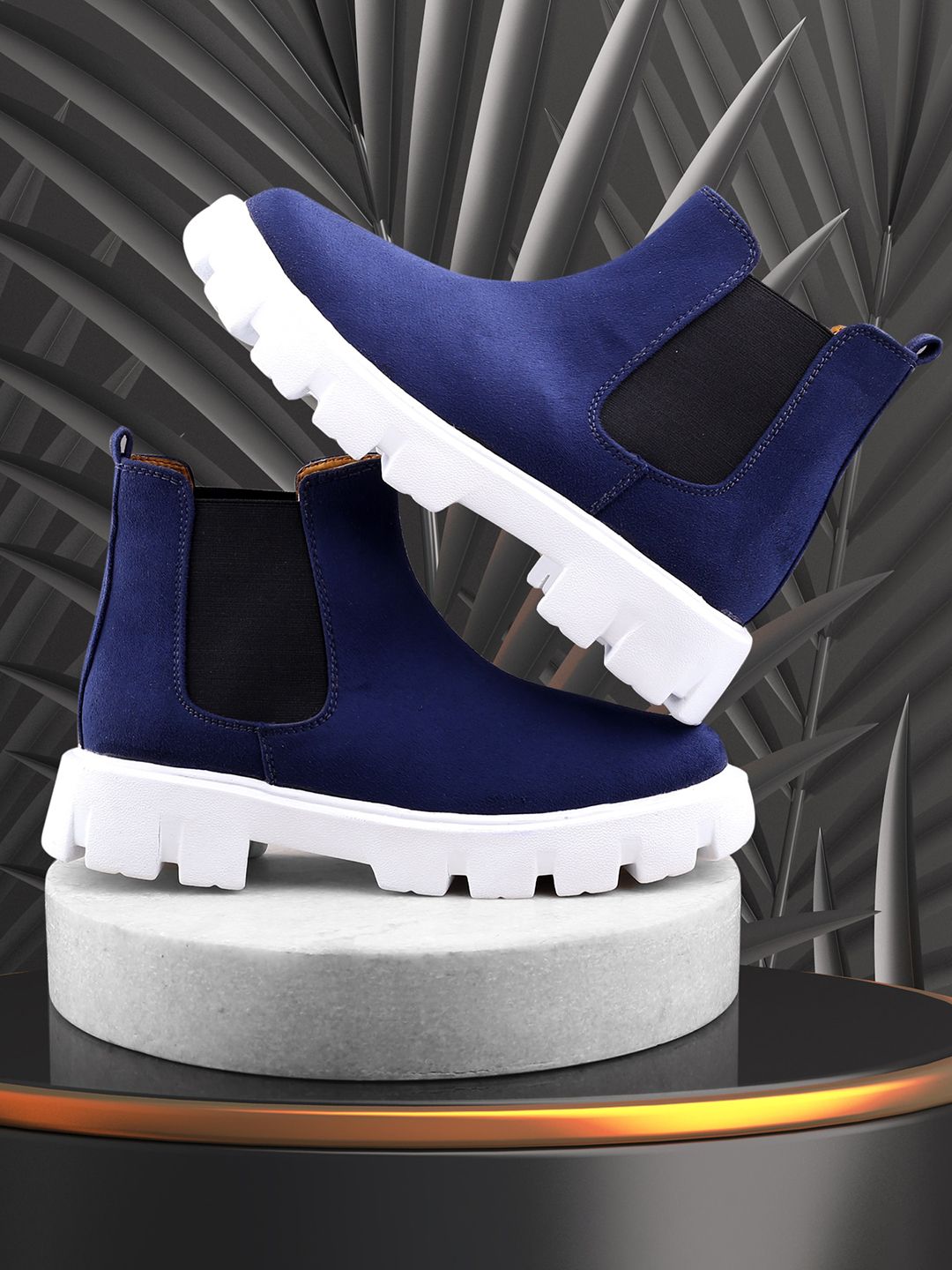 Bxxy Men Suede Mid-Top Chelsea Boots-image-30