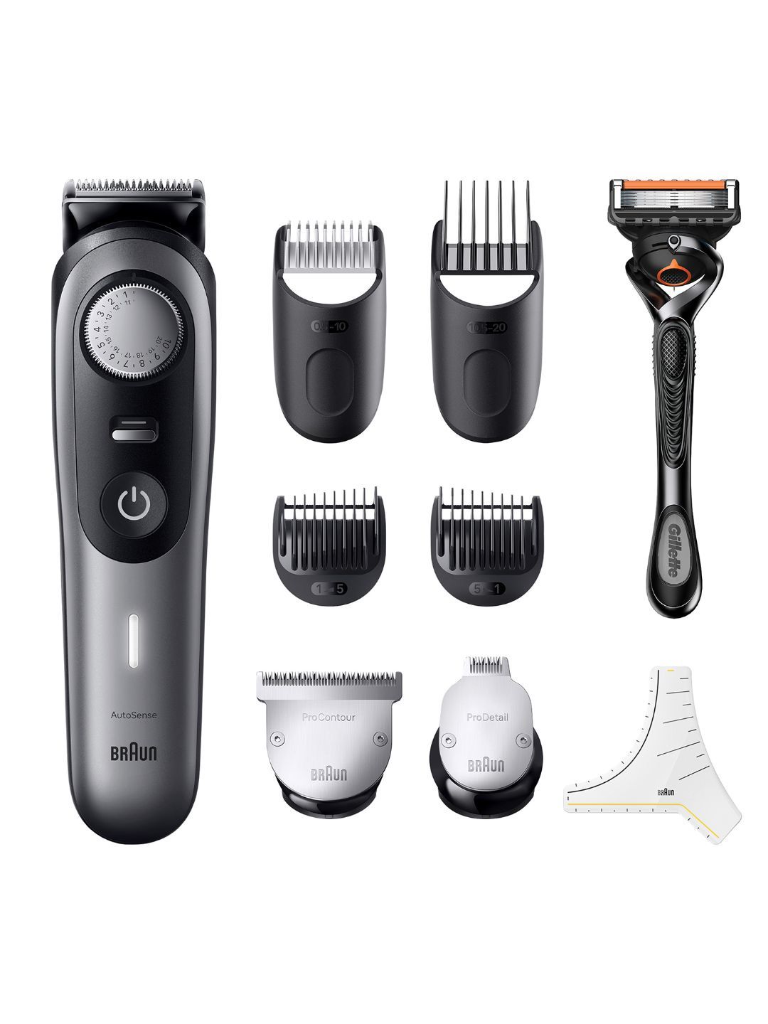 Braun BT9420 Series 9 Waterproof Professional Beard Trimmer - Charcoal Grey-image-7