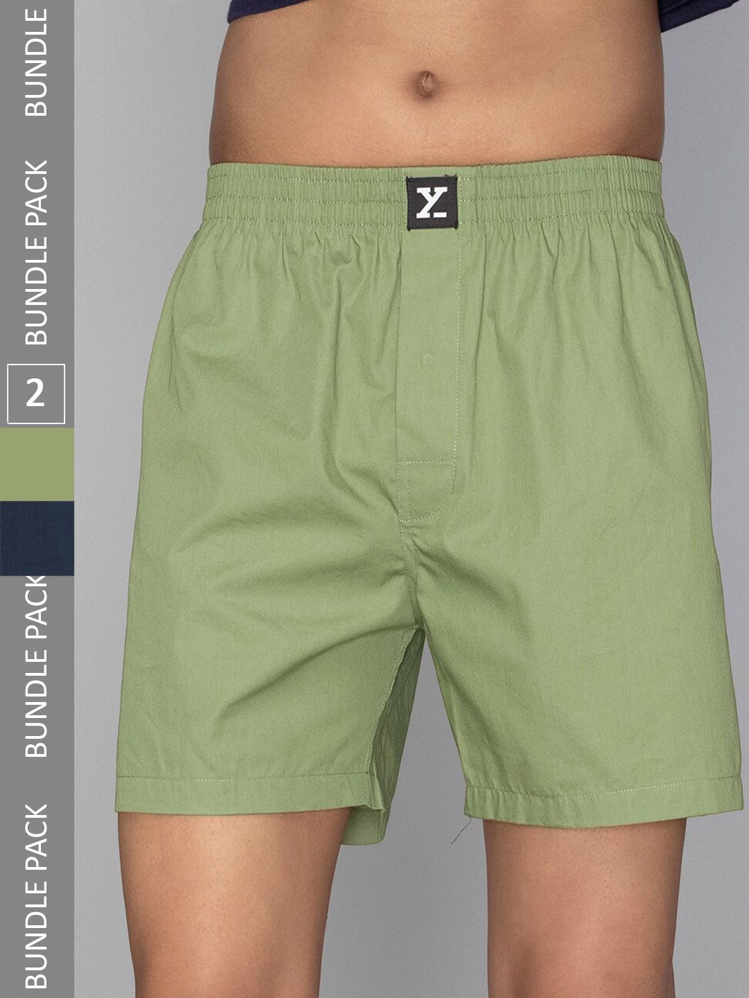 XYXX Men Pack Of 2 Pure Cotton Anti-Roll Boxers-picture-36