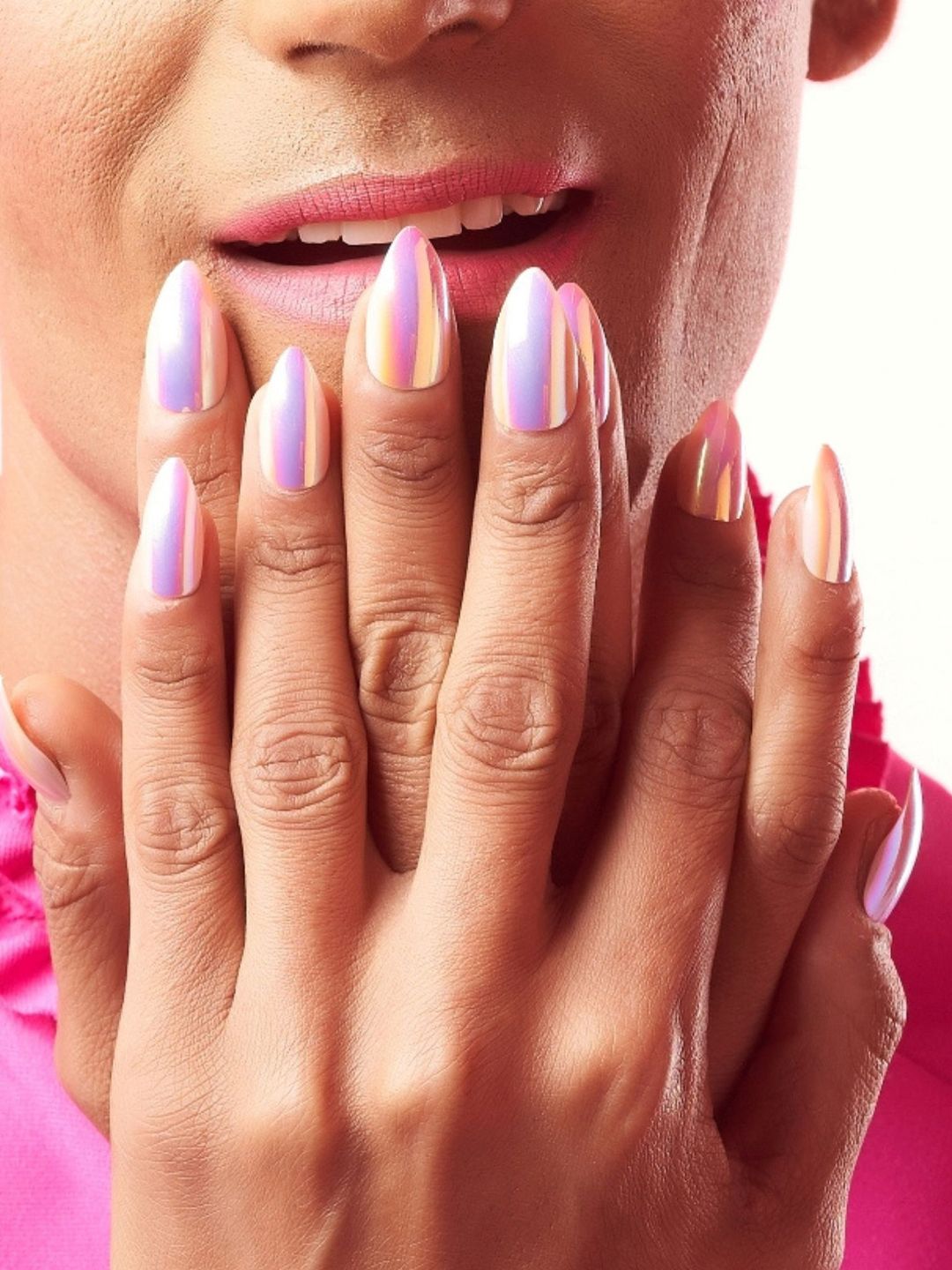 LICK 14 Pcs Reusable Chromatic Acrylic Press On Nails With Application Kit - Light Purple-picture-15