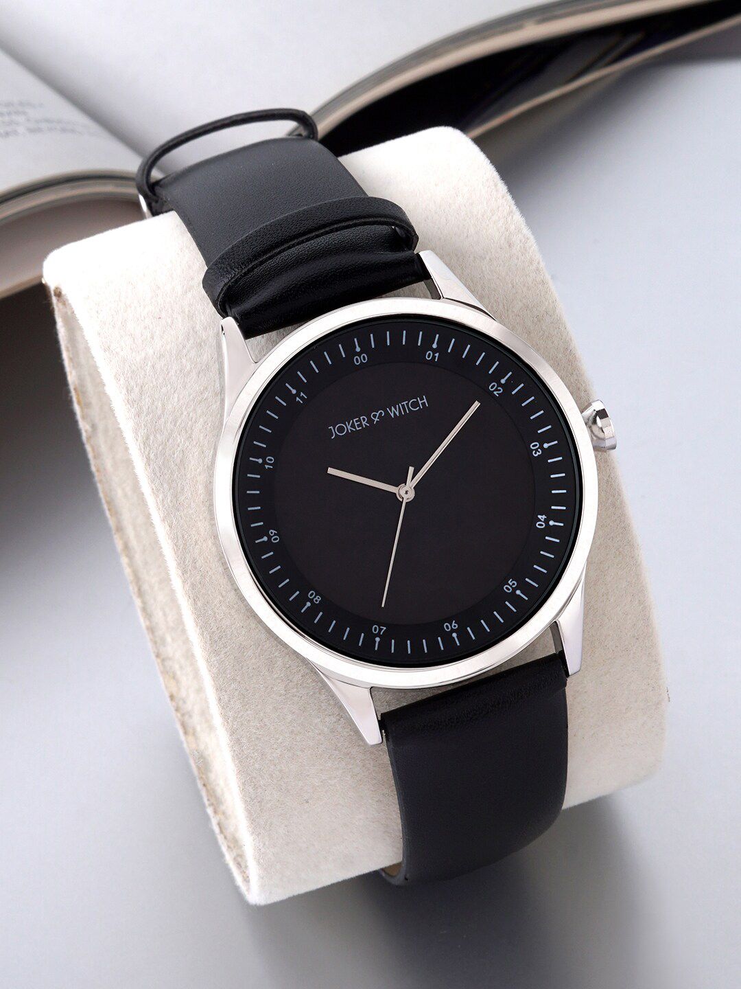 JOKER & WITCH Men Black Dial & Black Bracelet Style Straps Analogue Watch AMWW711-picture-40
