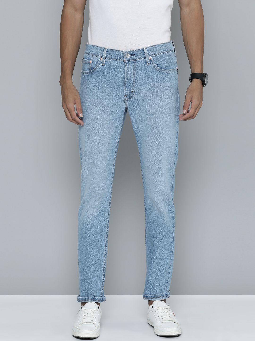 Levis Men Mid-Rise Slim Fit Light Fade Stretchable Jeans - Price History