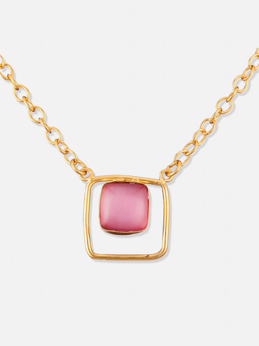 ATIBELLE Gold-Plated Artificial Stones Necklace
