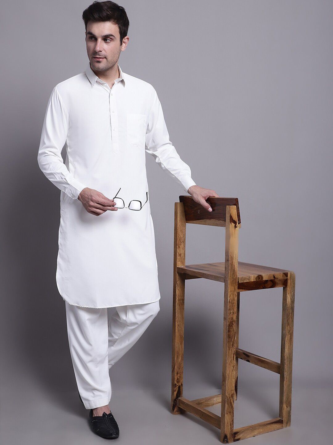 Jompers Shrit Collar Kurta With Salwar-image-49