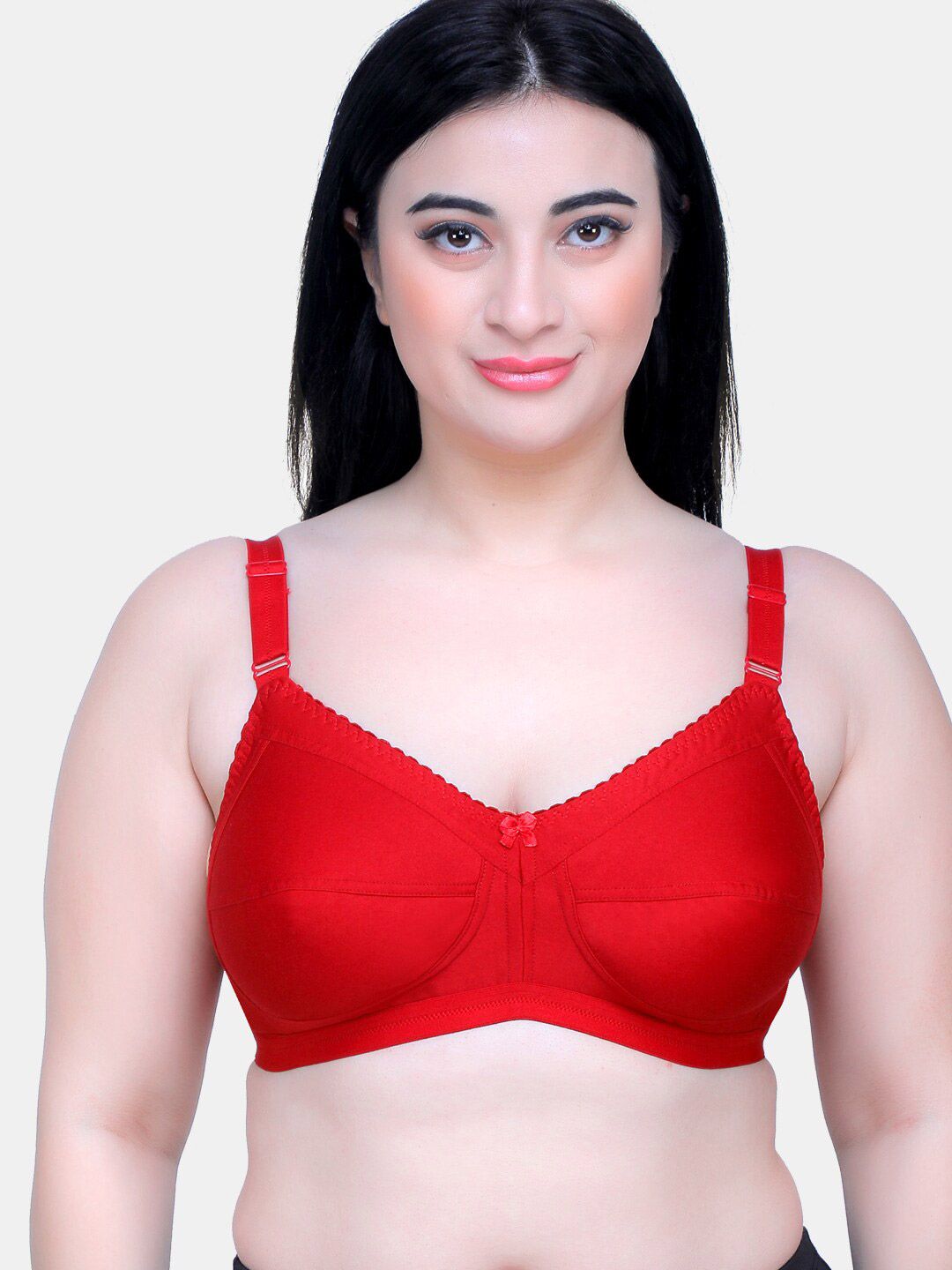MAROON All Day Comfort Non Padded Medium Coverage Cotton Everyday Bra-picture-19