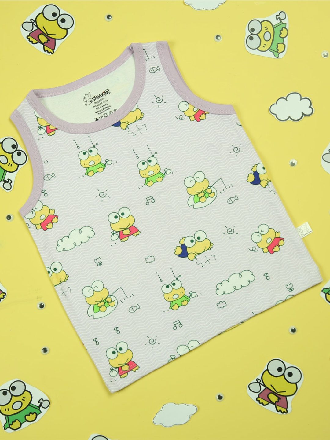 Snugkins Kids Pack of 2 Printed Pure Cotton T-shirts-picture-22