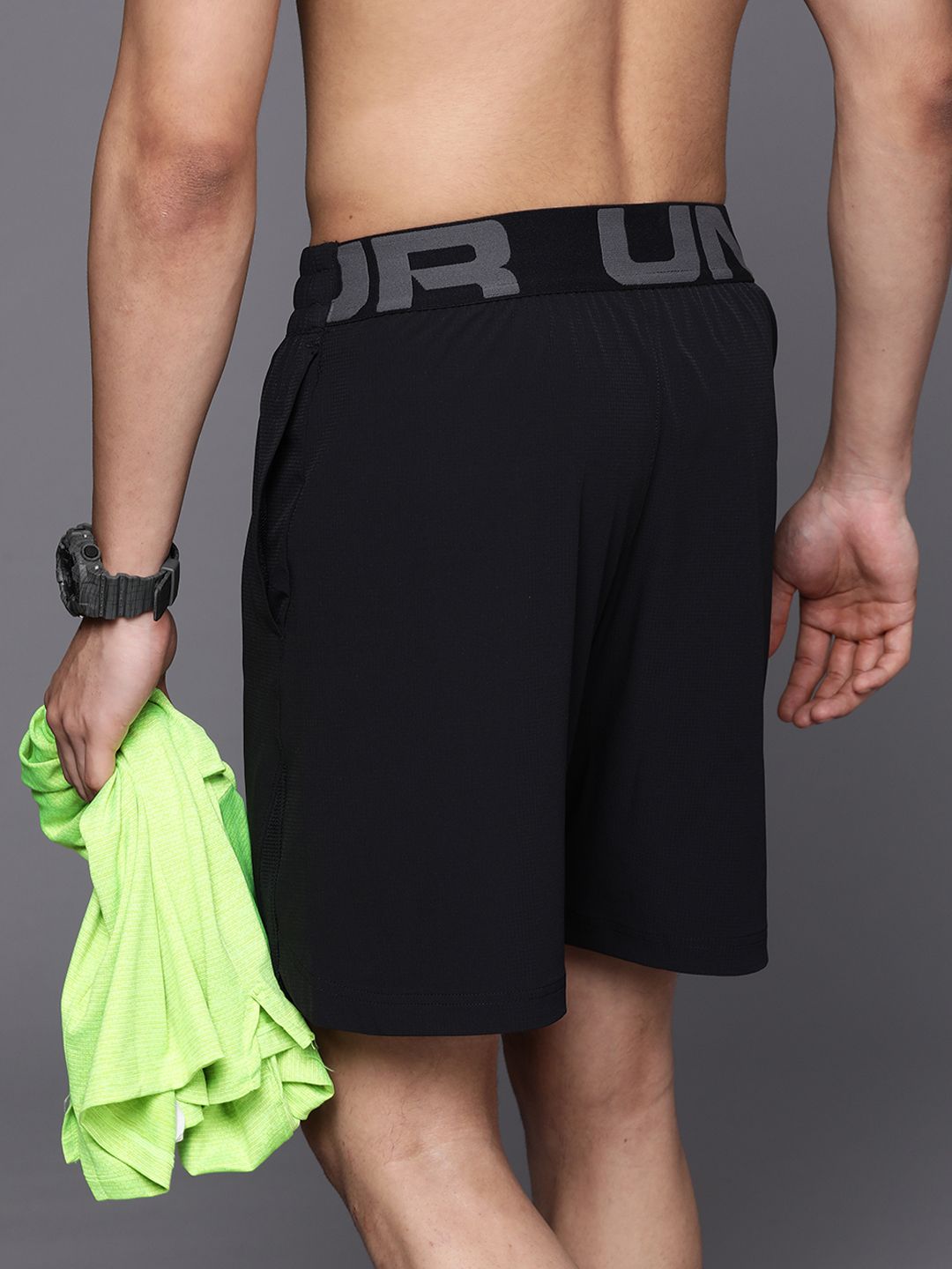 UNDER ARMOUR Men Mid-Rise Slim Fit Elevated Woven 2.0 Training Shorts-picture-36
