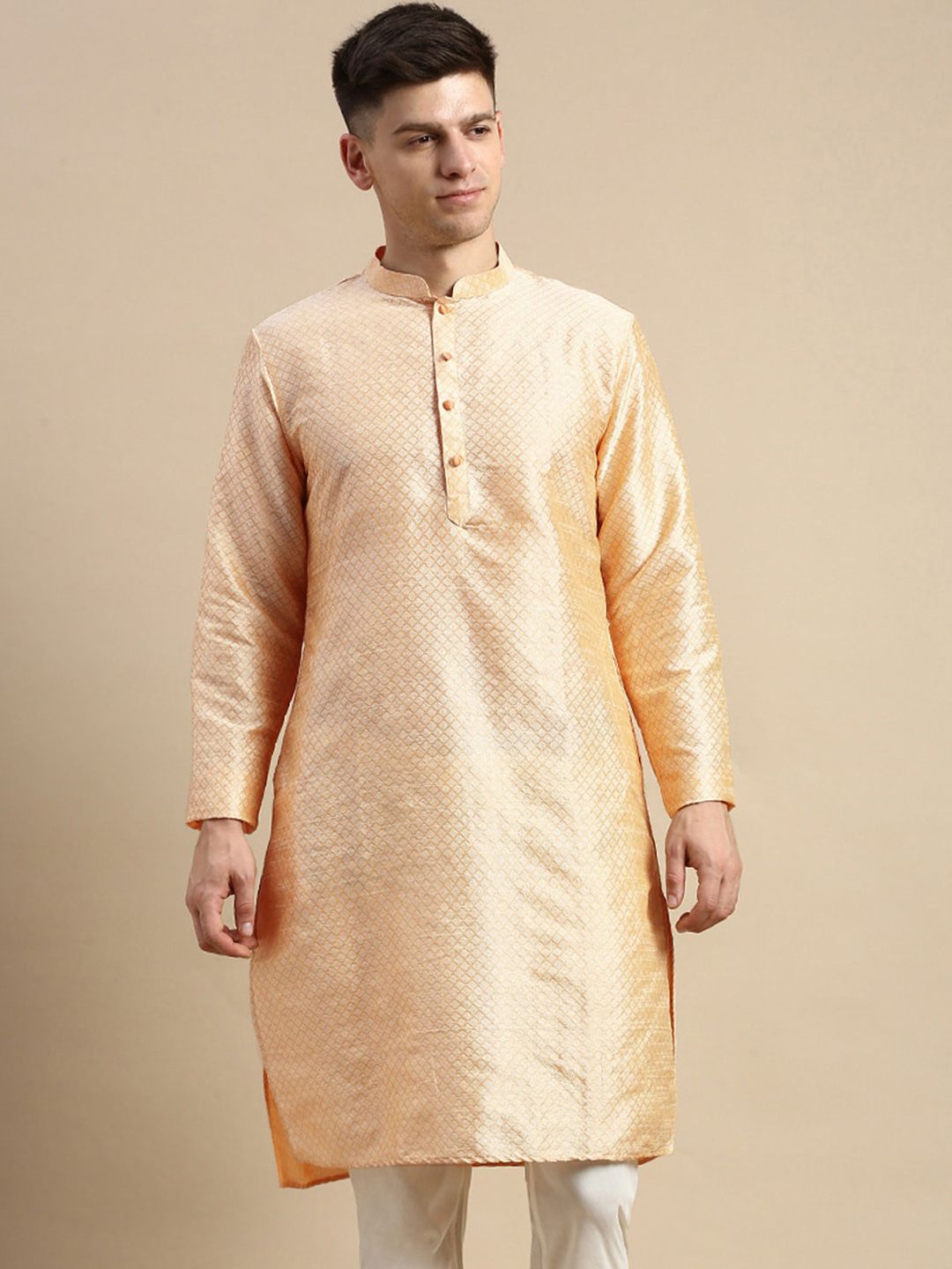 Amodh by Kisah Men Woven Design Kurta-picture-29