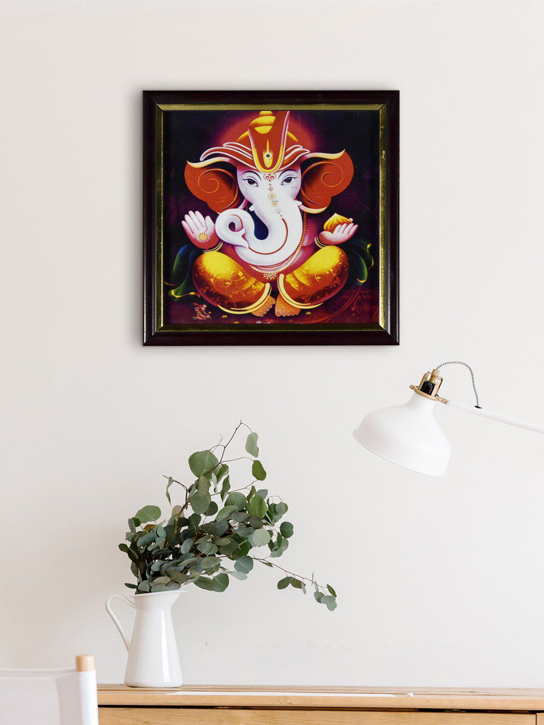 Gallery99 Red & Yellow Ganesha Deva Wall Art-picture-13