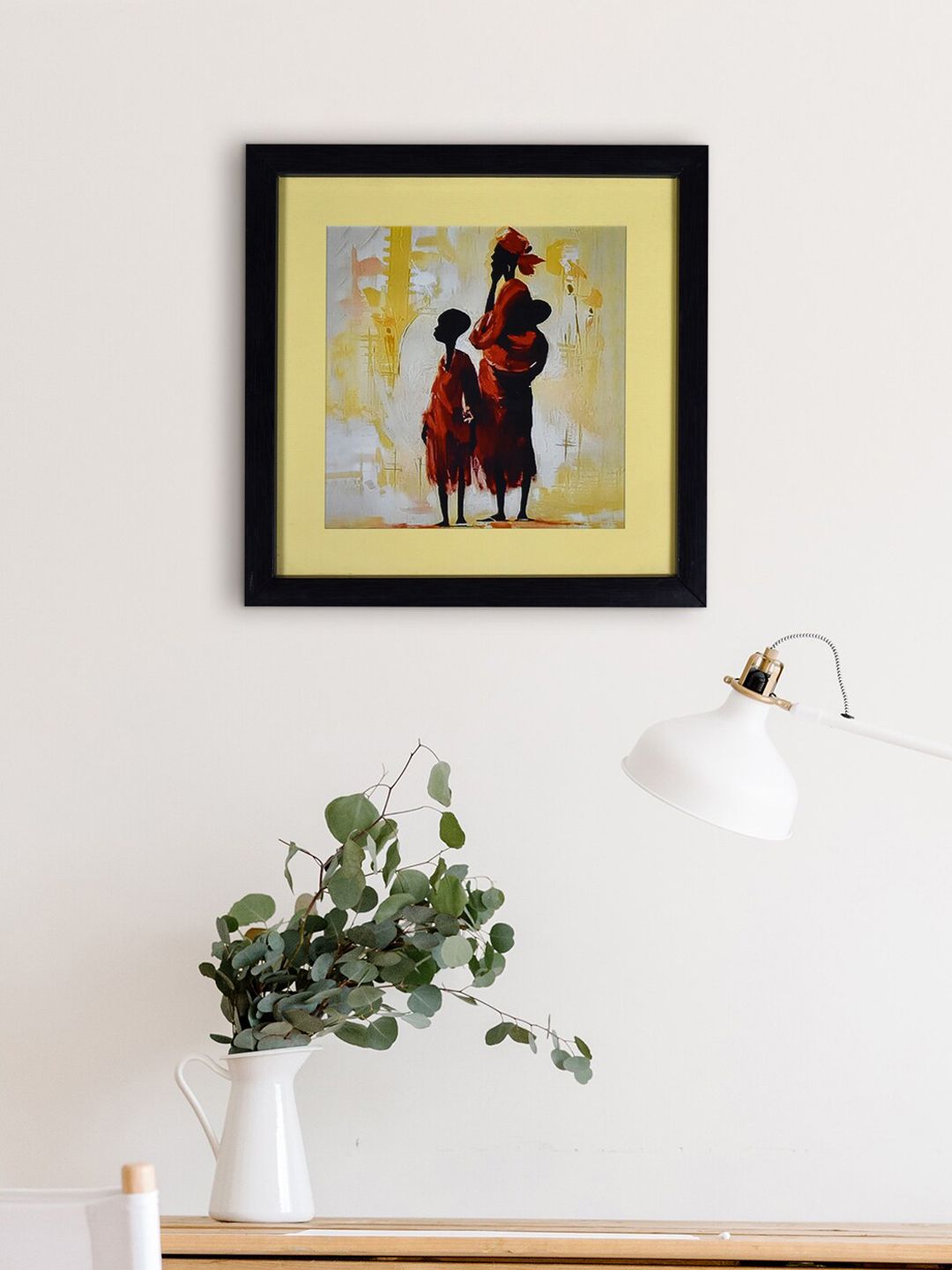 Gallery99 Cream Colored & Brown Abstract Painting Wall Art-picture-11