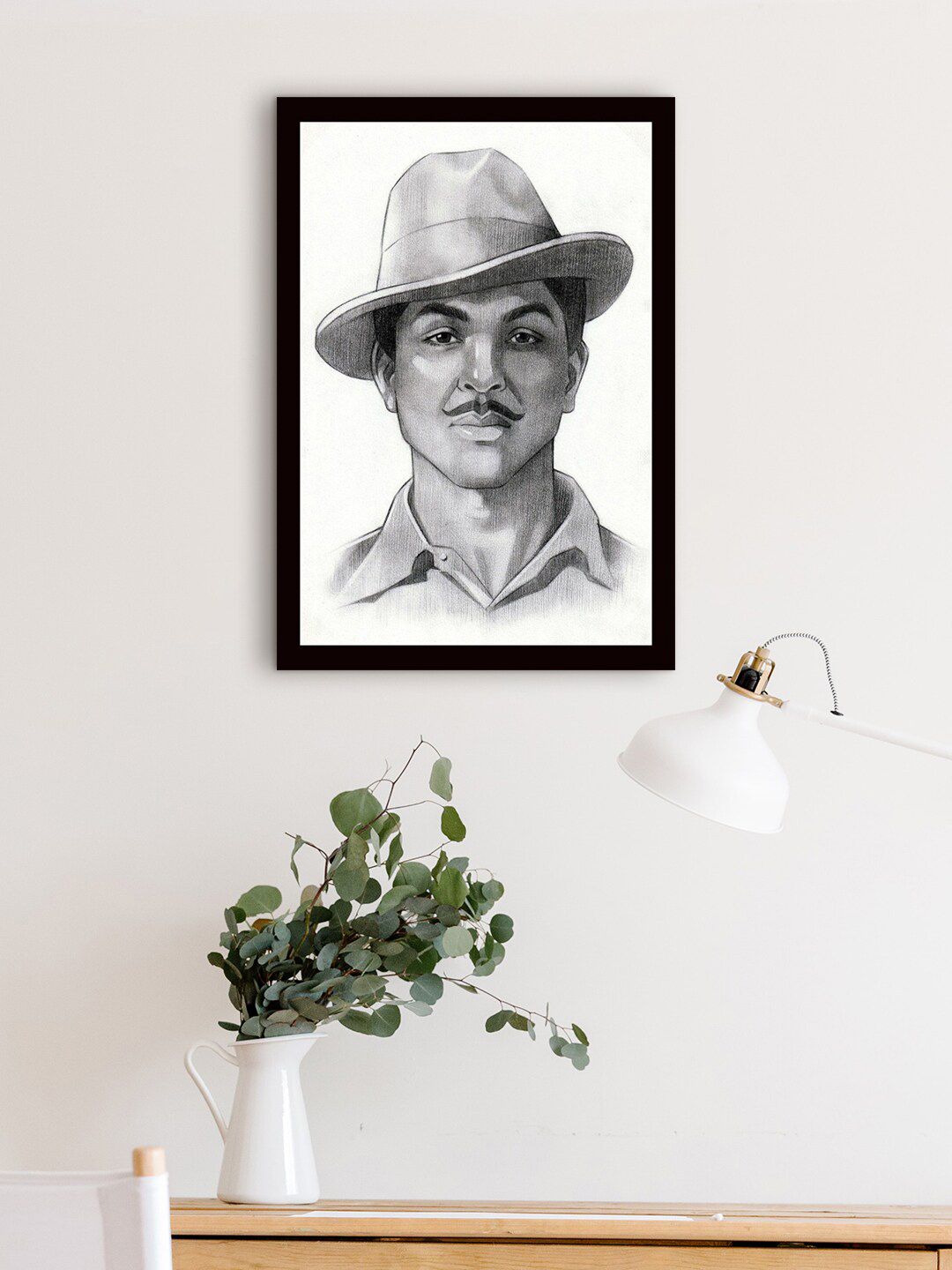 Gallery99 White & Grey Vishnu ji Wall Art-picture-36