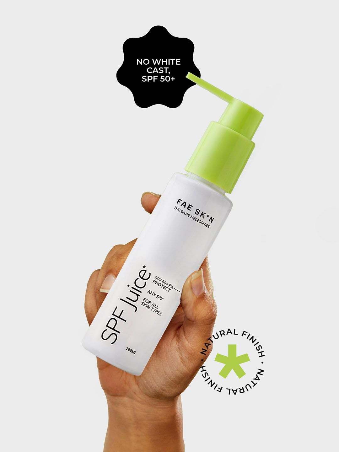 FAE BEAUTY Ultra Light & No White Cast SPF Juice with SPF 50+ PA++++  100ml-image-47