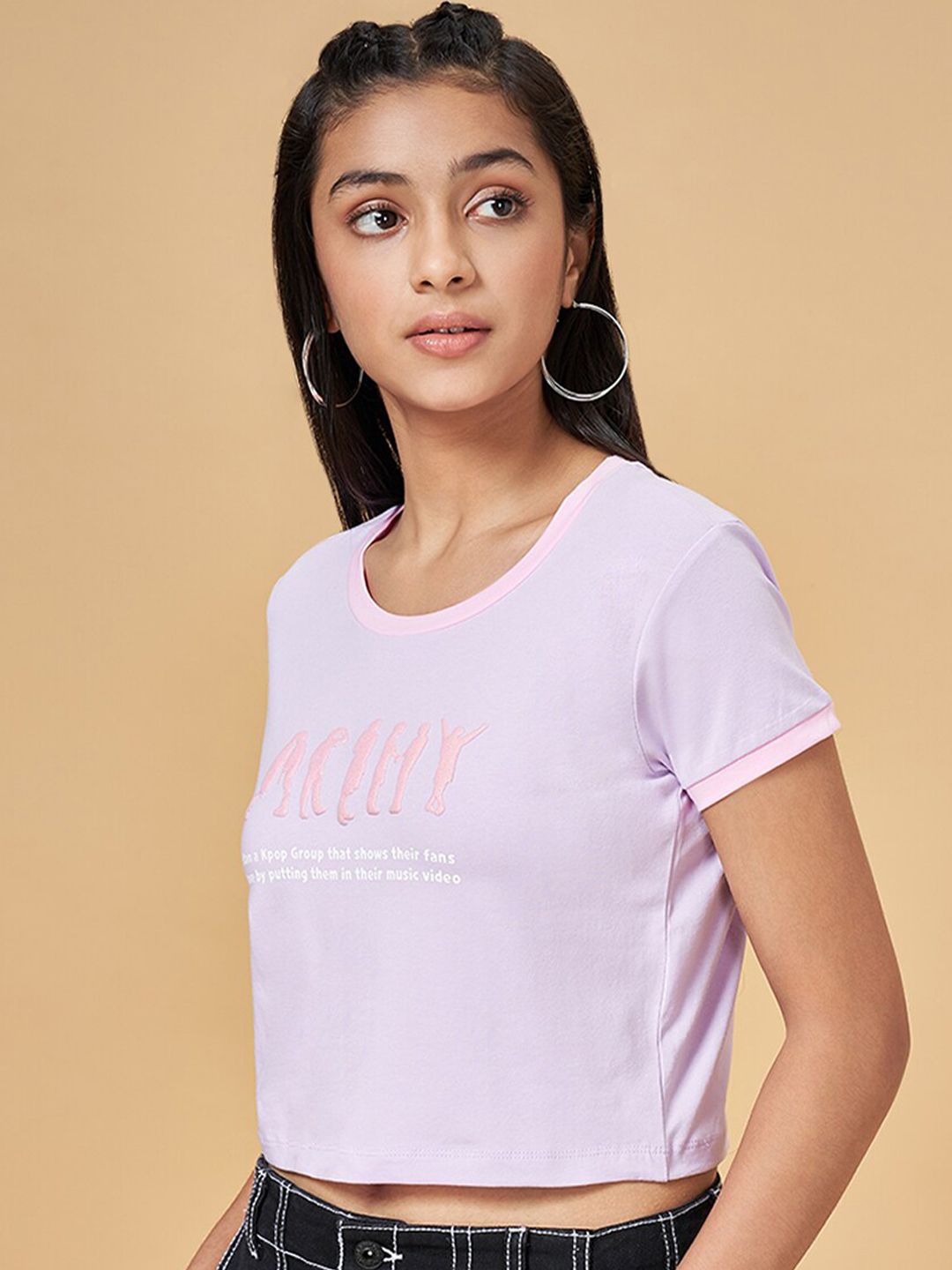 Coolsters by Pantaloons Girls Typography Printed Cotton T-shirt-picture-45