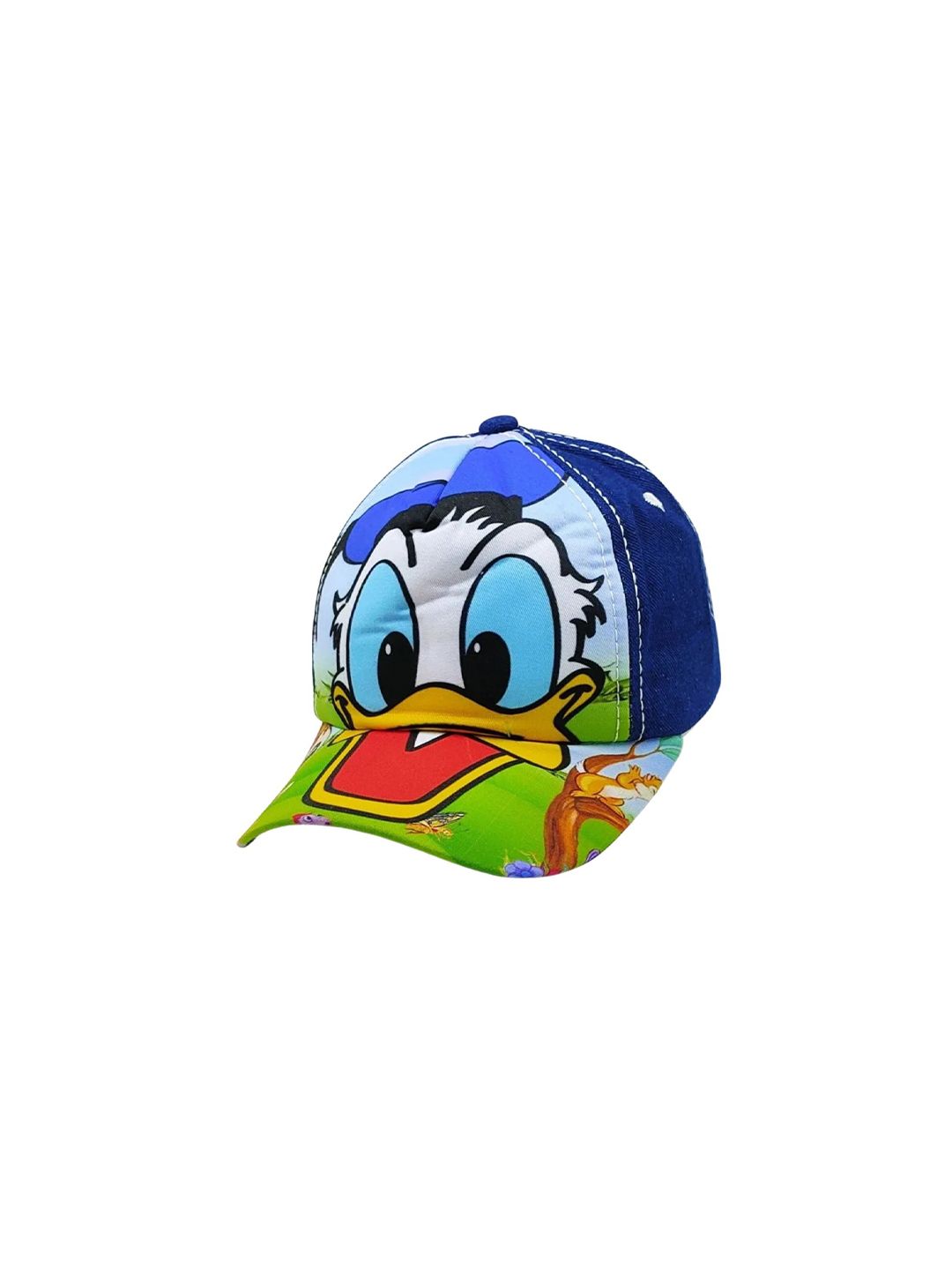 Zacharias Kids Donald Duck Printed Cotton Baseball Cap-picture-33