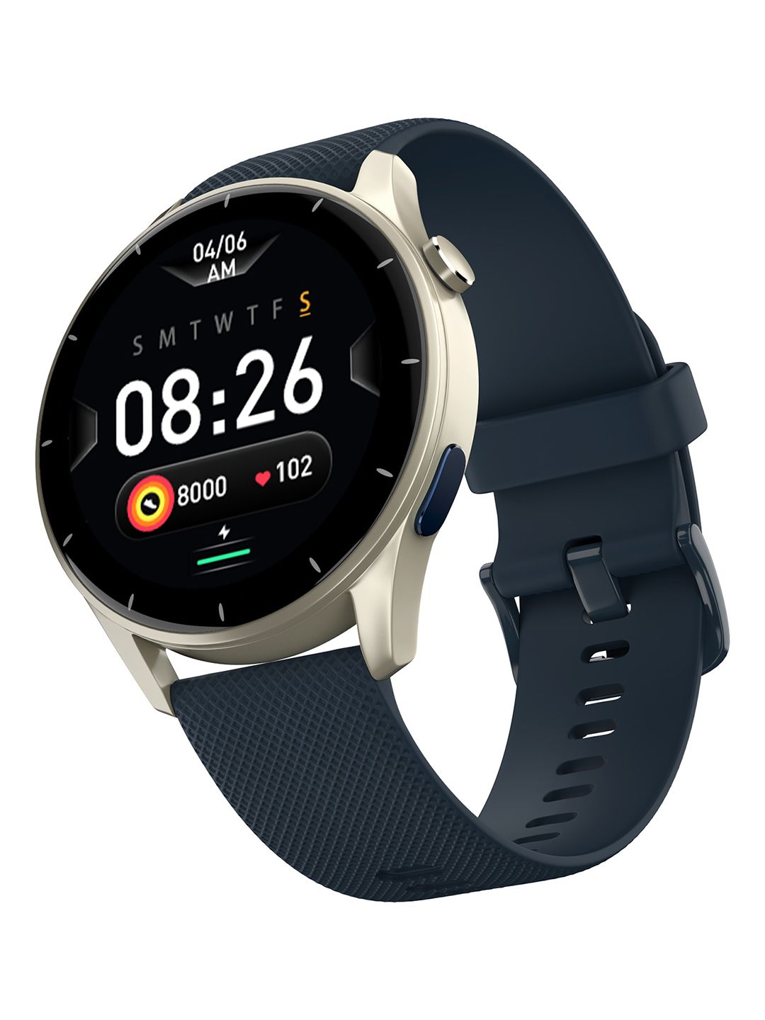 NOISE Crew With BT Calling & Metallic Finish IP68 Rating 1.38" Round Display Smartwatch