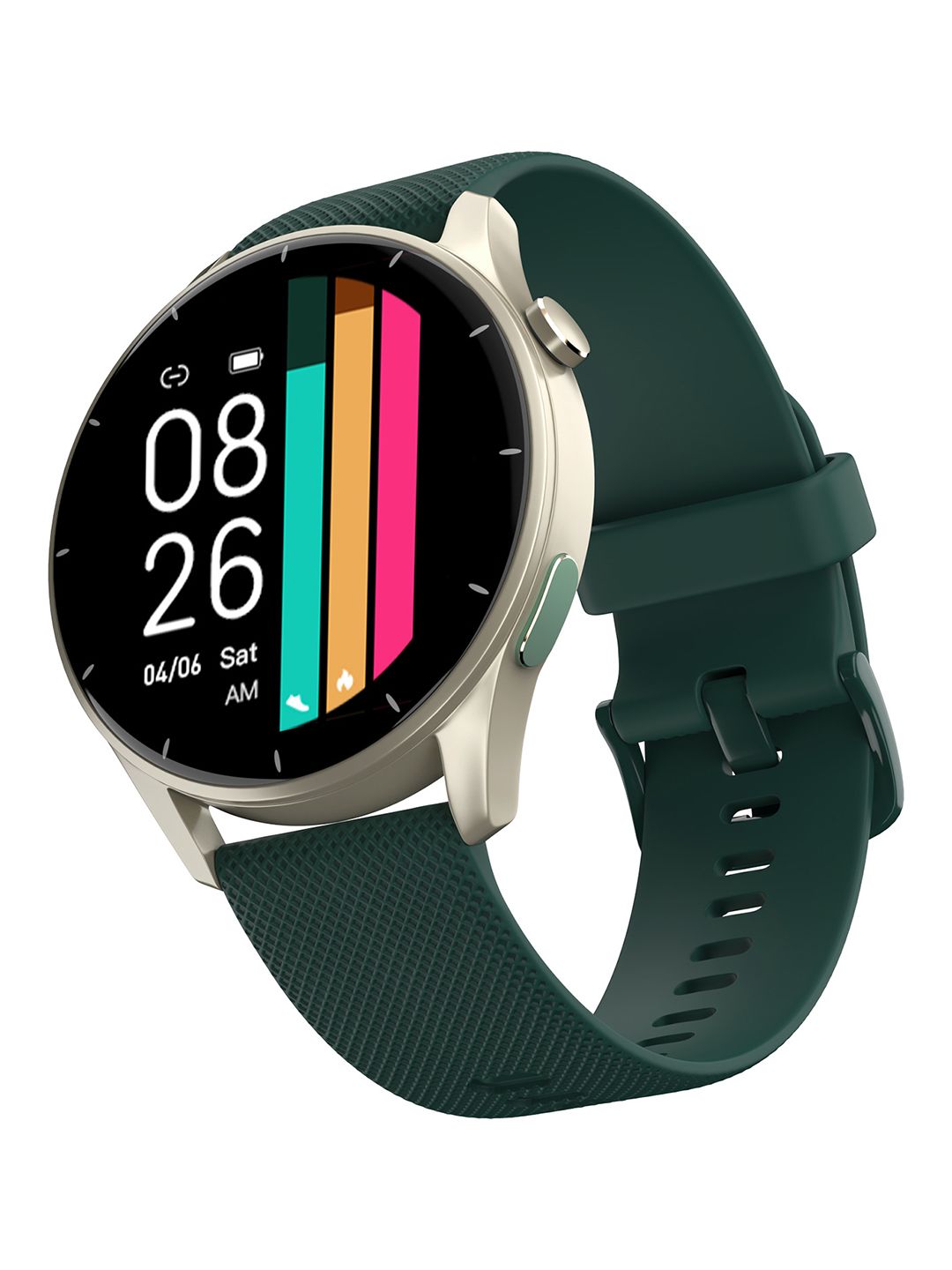 NOISE Crew 1.38" Round Display with BT Calling, Metallic finish, IP68 Rating Smartwatch