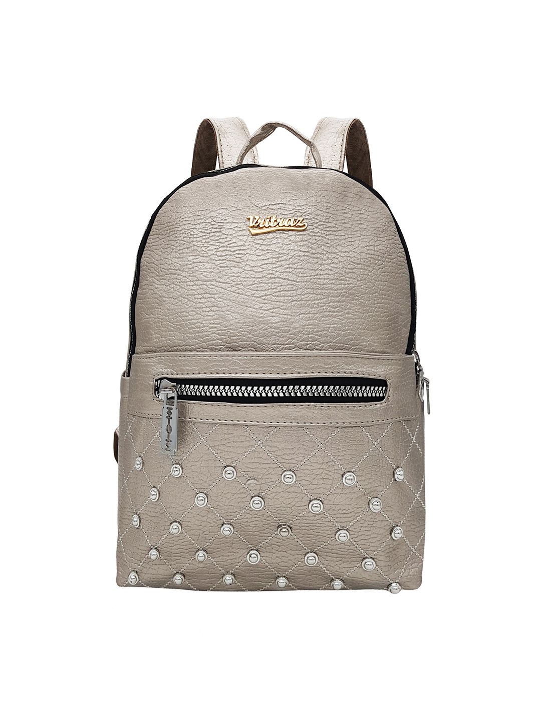 JENNA Women Leather Embellished Backpack-picture-38