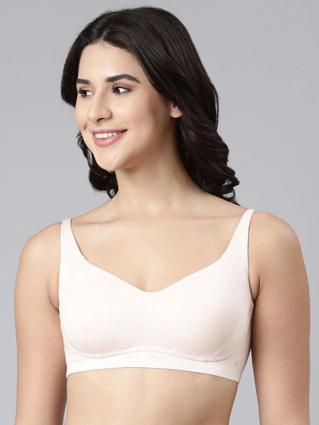 Buy Enamor Blue Non Wired Padded T Shirt Bra for Women Online @ Tata CLiQ