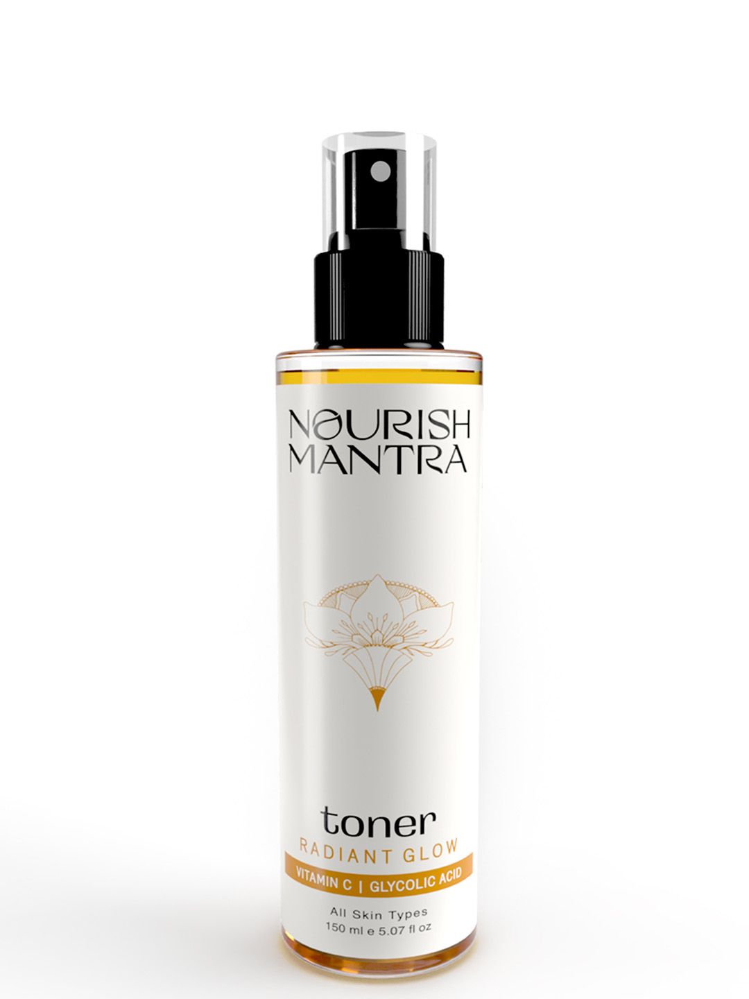 Nourish Mantra Vitamin C Radiant Glow Toner with Glycolic Acid & Vitamin B5 - 150ml-image-21