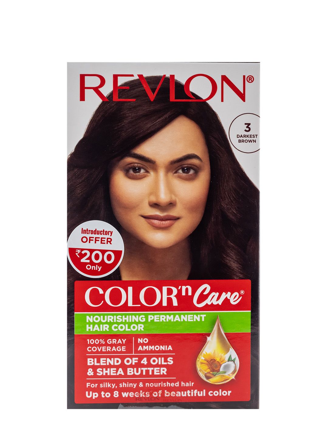 Revlon Color n Care Nourishing Permanent Hair Colour with Shea Butter - Darkest Brown 3-picture-10