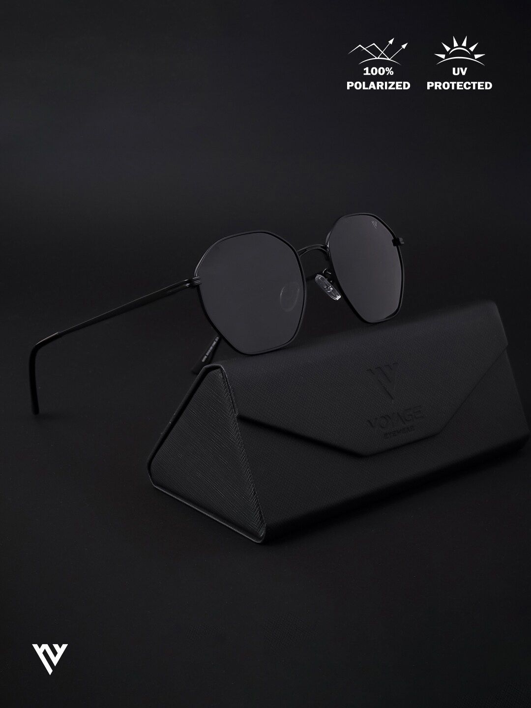 Voyage Round Lens with Polarised and UV Protected Sunglasses