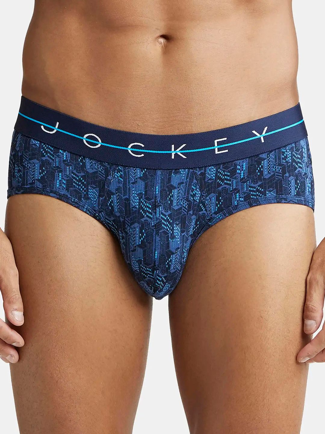 Jockey Printed Combined Cotton Ultrasoft Basic Brief NY01-0105-NVWHT-picture-19