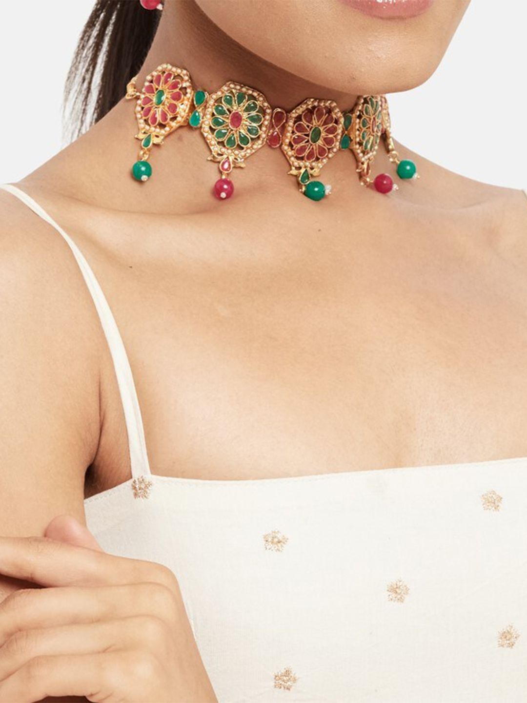 ATIBELLE Brass Gold-Plated Necklace