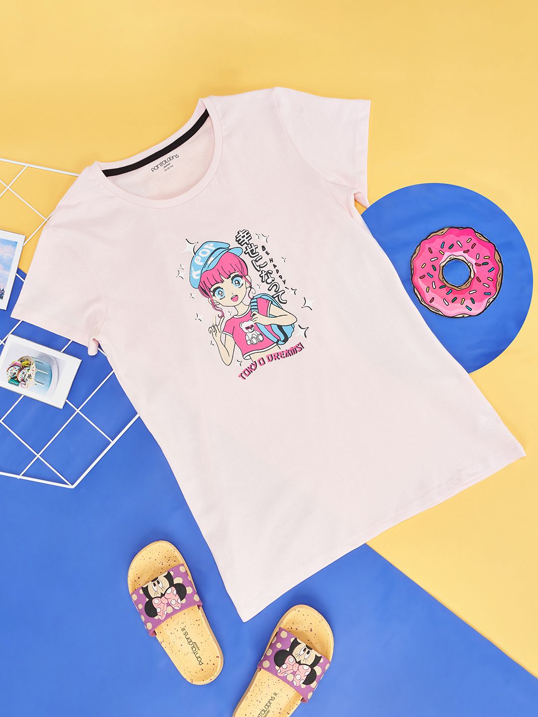 Pantaloons Junior Girls Graphic Printed Cotton T-Shirt-picture-51