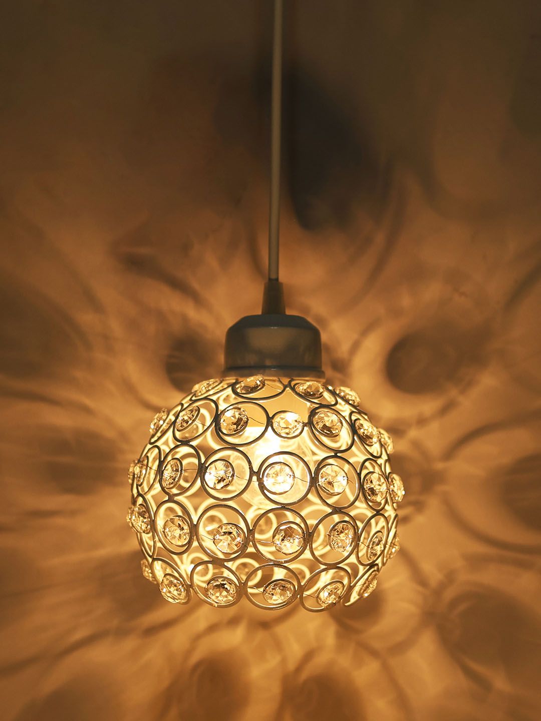 Homesake White Textured Hanging Pendant Lamp-picture-54
