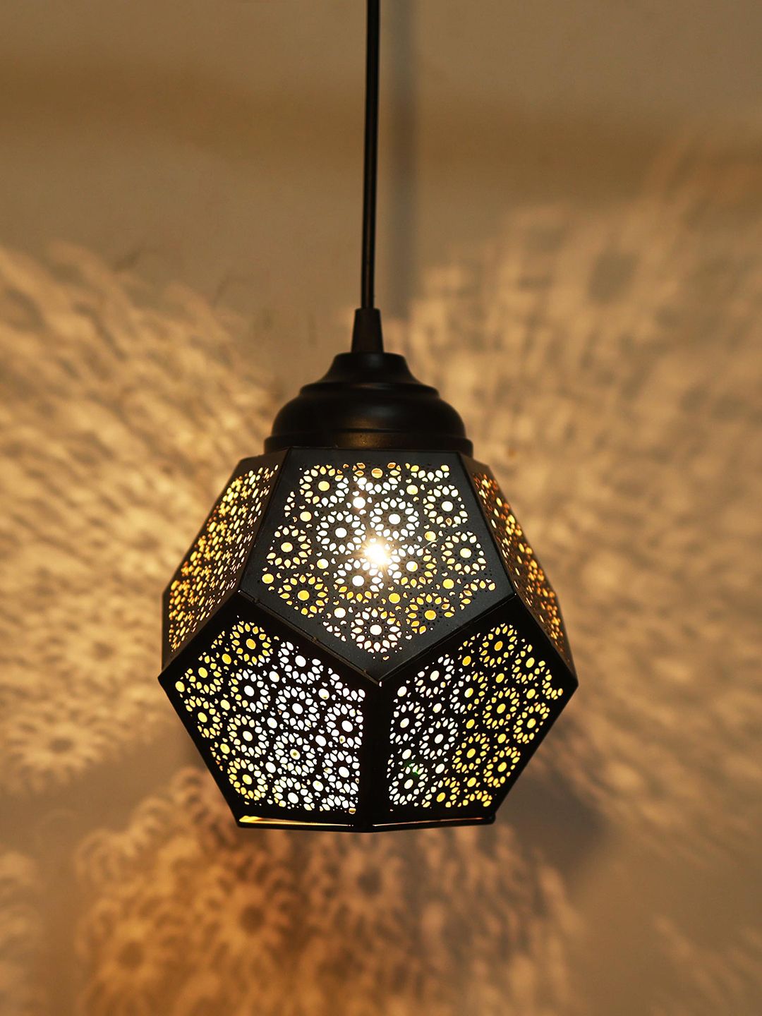 Homesake Black Textured Hanging Pendant Lamp-picture-33
