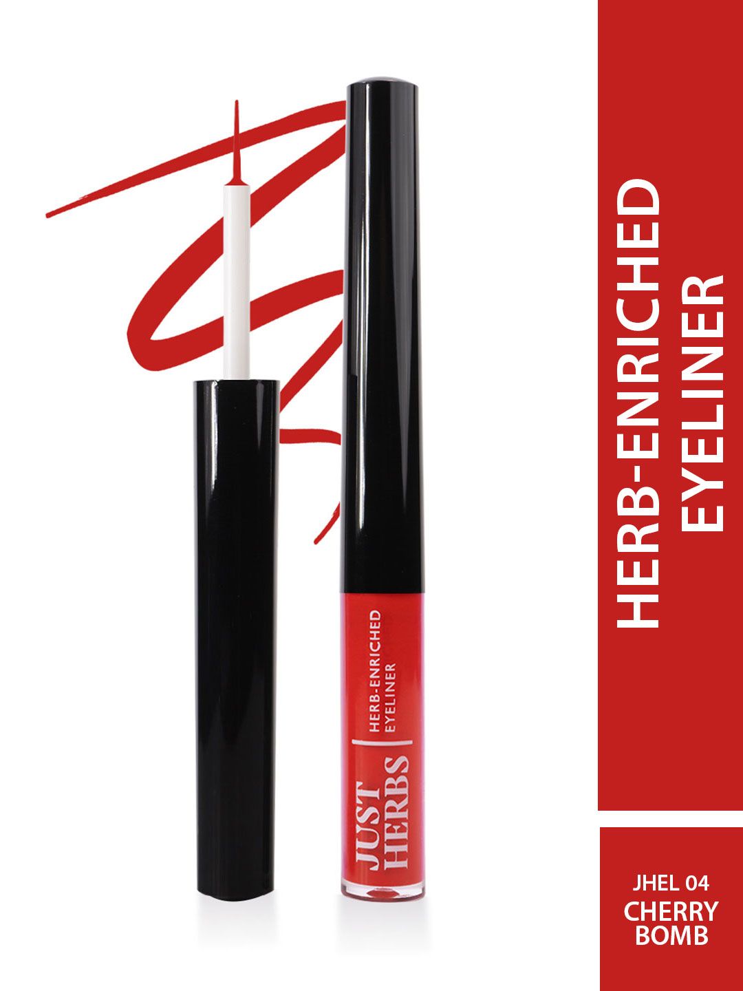 Just Herbs Waterproof Herb-Enriched Liquid Eyeliner 2.5 ml - Cherry Bomb-picture-13
