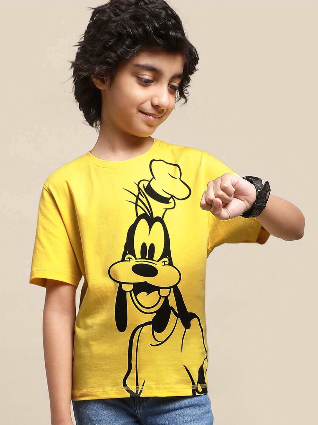 Kids Ville Boys Mickey & Friends Printed Cotton T-Shirt-picture-16