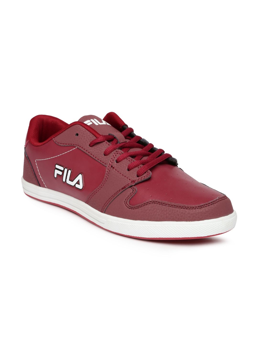 maroon fila shoes