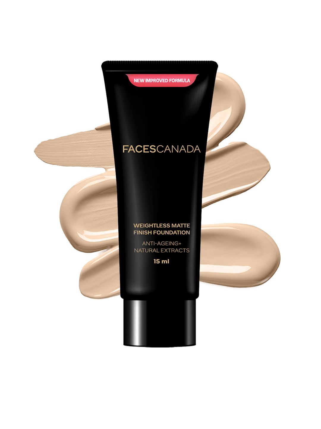 FACES CANADA Weightless Matte Finish Anti-Ageing Foundation 15 ml - Medium Natural 04-picture-16
